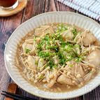 コスパ最強♪柔らか鶏むね肉とえのきのさっぱりコク旨バタポン煮