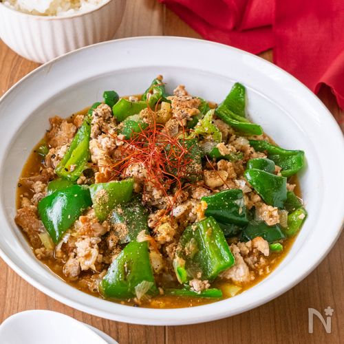 【白米泥棒】クセになる！麻婆ピーマン【ピーマン4個が一瞬】