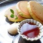 パルメザンたっぷりふんわりパンケーキ
