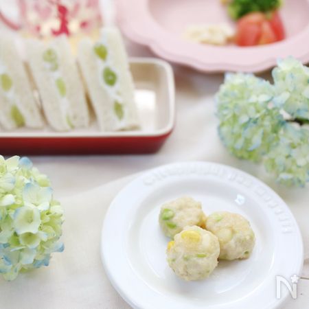 離乳後期 とうもろこしのお豆腐つくね By 植草 真奈美 レシピサイト Nadia ナディア プロの料理家のおいしいレシピ