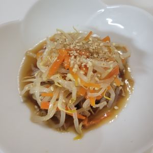 1バーバミーの作ってみた!投稿(【無限に食べれる！】もやしたっぷり中華サラダ☆レンジで簡単♡)