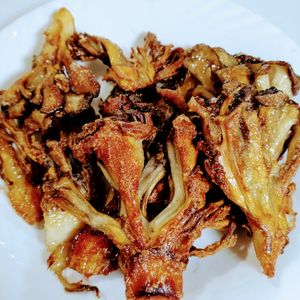 ゆみの作ってみた!投稿(おつまみにも✨『カリッとサクッと舞茸』)