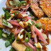 momoの作ってみた!投稿(フライパンで簡単！食べてもたこ焼きみたいな～厚揚げたこ焼き)
