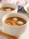 ほっとする味。白玉団子入りの味噌汁