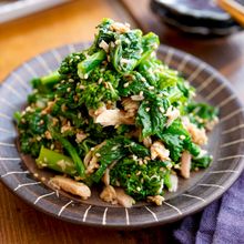 【菜の花とツナのごま和え】旬を味わう♪春の副菜
