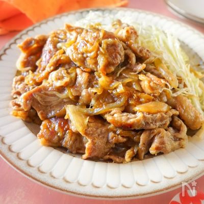 【ワンパン!とろっとろ豚の生姜焼き】