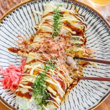 レンジで3分【ライスペーパーのとんぺい焼き風】魅惑のもちもち