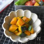 【5分・お弁当おかず】かぼちゃのハーブソテー。