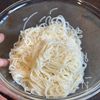 【ひき肉ニラまぜそうめん】まぜてうまい！絡んでうまい！の工程2