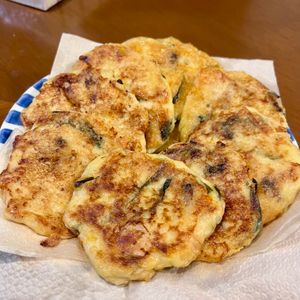 なっちゃんの作ってみた!投稿(豆腐でカリッともっちり！海鮮チーズチヂミ)