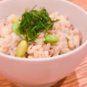 ミルクの作ってみた!投稿(【枝豆としらすの炊き込みごはん】栄養バランス◎の主食！)