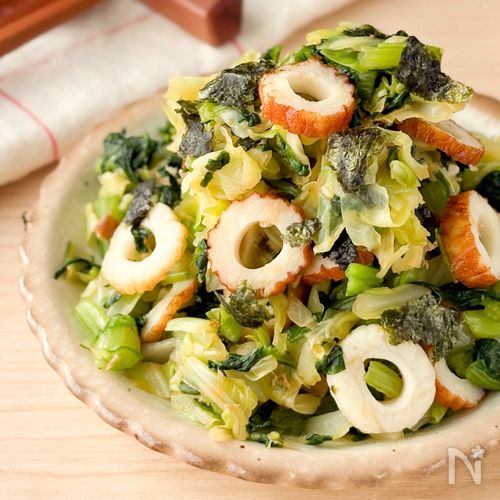 子どもが喜ぶ給食の味♩《小松菜の磯香和え》