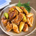 ごはんが止まらない！鶏もも肉と長ねぎの焼き鳥風