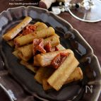 ごぼうとドライトマトのじっくり炒め煮