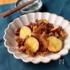 豚肉とさつまいもの甘辛揚げ