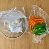 【ささみと彩り野菜のカレーナムル】火を使わずあと一品!の下準備