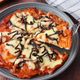 れんこんとふじっ子（塩昆布）のピザ風カリカリダブルチーズ焼き