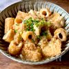 レンジ10分味しみ!材料3つ♪【厚揚げとちくわのおろし煮】