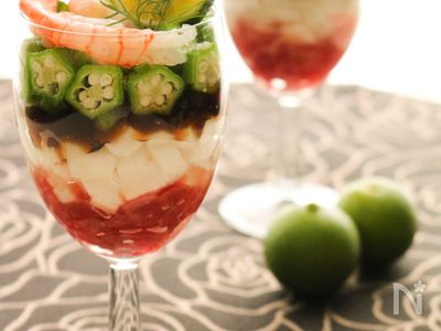 和風グラスサラダ By 管理栄養士 櫻井麻衣子 レシピサイト Nadia ナディア プロの料理家のおいしいレシピ