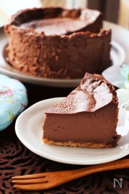 バレンタイン 口溶けなめらかチョコレートベイクドチーズケーキ By Maron 青木ゆかり レシピサイト Nadia ナディア プロの料理家のおいしいレシピ