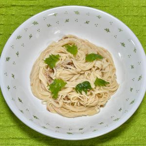 キャピタンの作ってみた!投稿(ネギおかかdeねこまんま風そうめん【#簡単 #節約】)