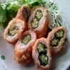 メイプルの作ってみた!投稿(胡麻たっぷり♪オクラの肉巻きフライ)