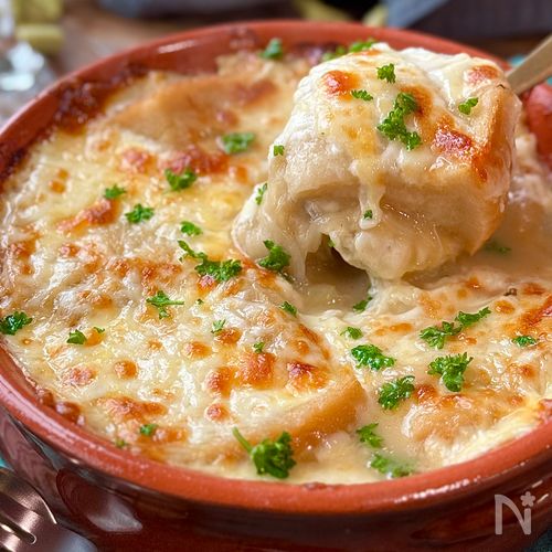 おうちで本格♬オニオングラタンスープ♬