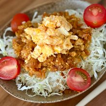 【ヘルシーすぎる鶏むね肉ミンチのタコライス】