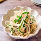 レンジで簡単♪ニラともやしのピリ辛ナムル