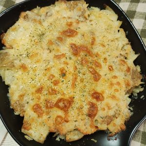 M＊Pの作ってみた!投稿(《じゃがいもの明太マヨチーズ焼き》家族が喜ぶ居酒屋メニュー♪)