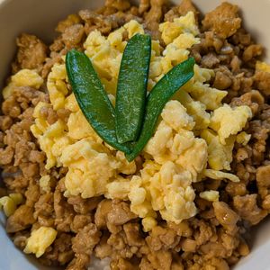 かめちゃん🐢の作ってみた!投稿(パパッと♪<らくウマ>ヘルシー♡お豆腐そぼろ丼)