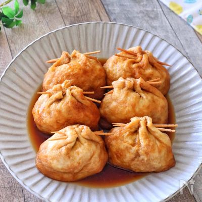 残野菜救済メニュー!キャベツとチーズの甘辛巾着煮