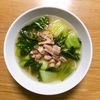 Nao★彡の作ってみた!投稿(【チンゲン菜とベーコンの塩ラーメン】スープも簡単手作りで♪)