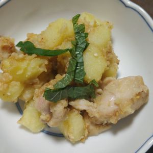 viviの作ってみた!投稿(【しその香りが最高に合う】新じゃがと鶏むねの甘味噌炒め)