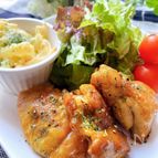 しっとり･ふっくら「鶏もも肉のカレー風味の酒蒸し焼き」