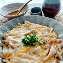 豚肉とちくわの卵とじ