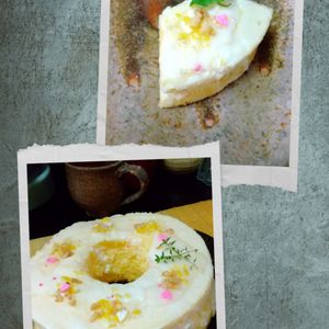 チョロリスの作ってみた!投稿(国産レモンの季節に作りたい♪【米粉ノンオイルレモンシフォン】)