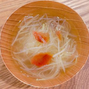 ミルクの作ってみた!投稿(大根と梅干しのコンソメスープ)