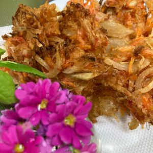 そら・ゆずの作ってみた!投稿(玉ねぎのかき揚げ　野菜だけでご馳走！)