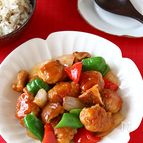 【薄切り肉でやわらか！】くるくる酢豚