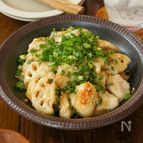 ワンパンで冬の味◎【鶏むね肉とれんこんの甘味噌炒め】