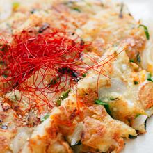 ふわとろ！新玉ねぎの豆腐チヂミ