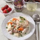 鶏とたけのこの和風クリームシチュー