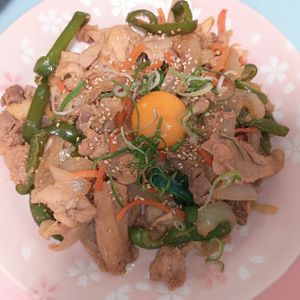 milkの作ってみた!投稿(甘辛でご飯がすすむ！豚こまプルコギ風炒め)