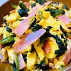 みおの作ってみた!投稿(【ほうれん草とベーコンのふんわり卵炒め】簡単副菜やお弁当に!)