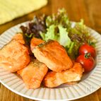 調味料たったの1つ！【鮭の竜田焼き】