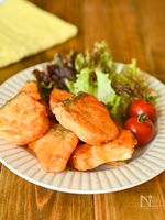 調味料たったの1つ！【鮭の竜田焼き】
