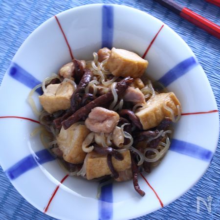 鶏と厚揚げとぜんまいの煮もの By がまざわ たかこ レシピサイト Nadia ナディア プロの料理家のおいしいレシピ