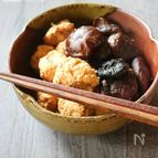 つくねと椎茸の煮物