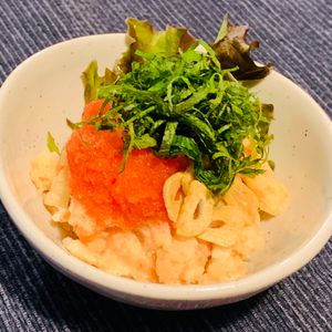 ちぇんの作ってみた!投稿(火を使わずにあと一品【明太ポテトサラダ】)